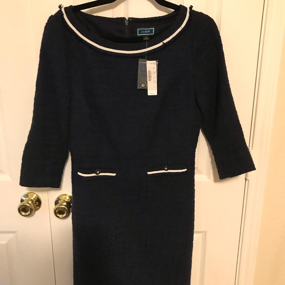 Brand new - never worn blue and white/ivory dress.